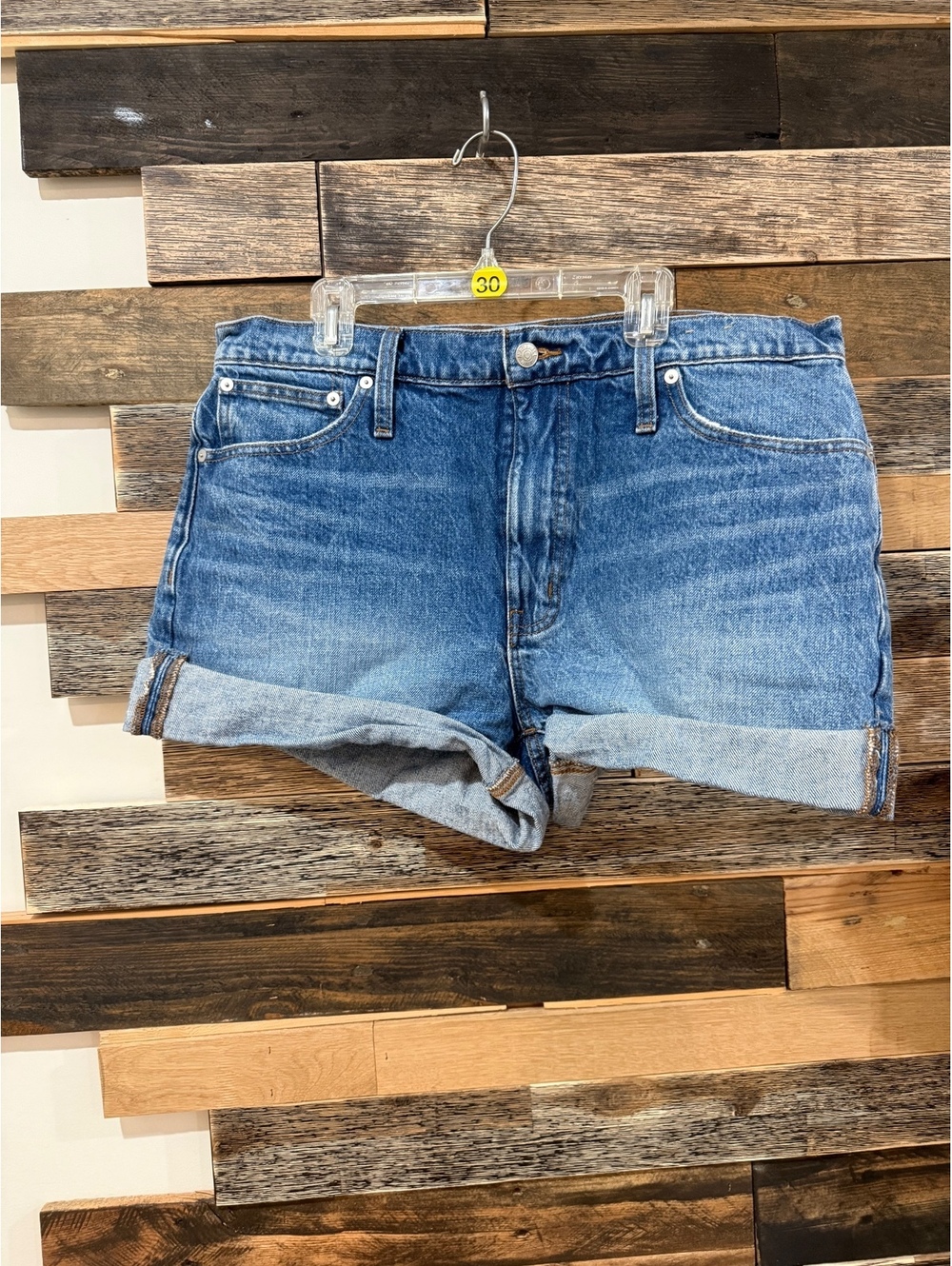 Madewell denim shorts sz 30